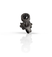 Einzelner Ohrring Mano-J. Herr Minimal in Titan Diamante Black 0.25 Ct MINORTBPL_25PT - MINORTBPL_25PT